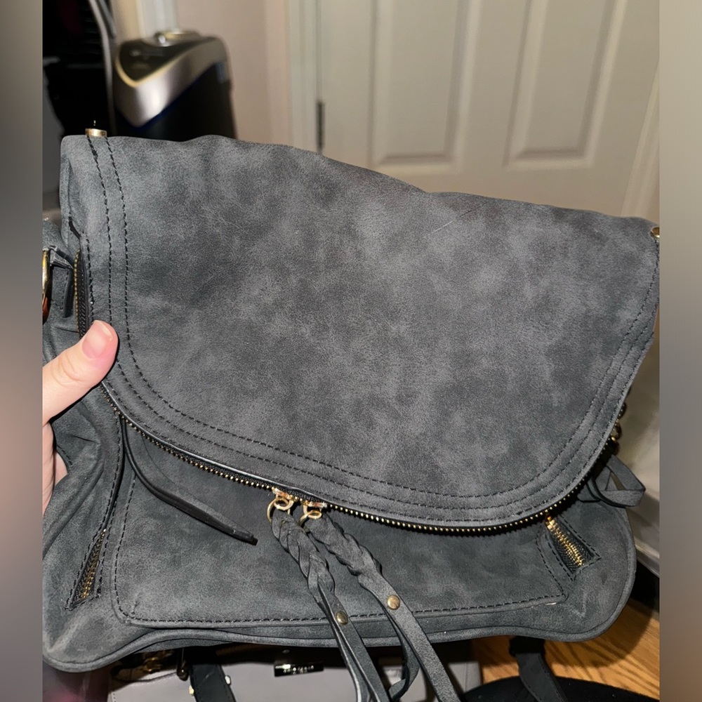 Gray satchel